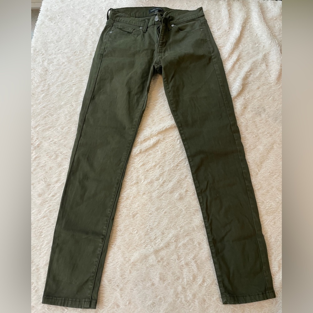 Banana Republic Olive Green Skinny Pants